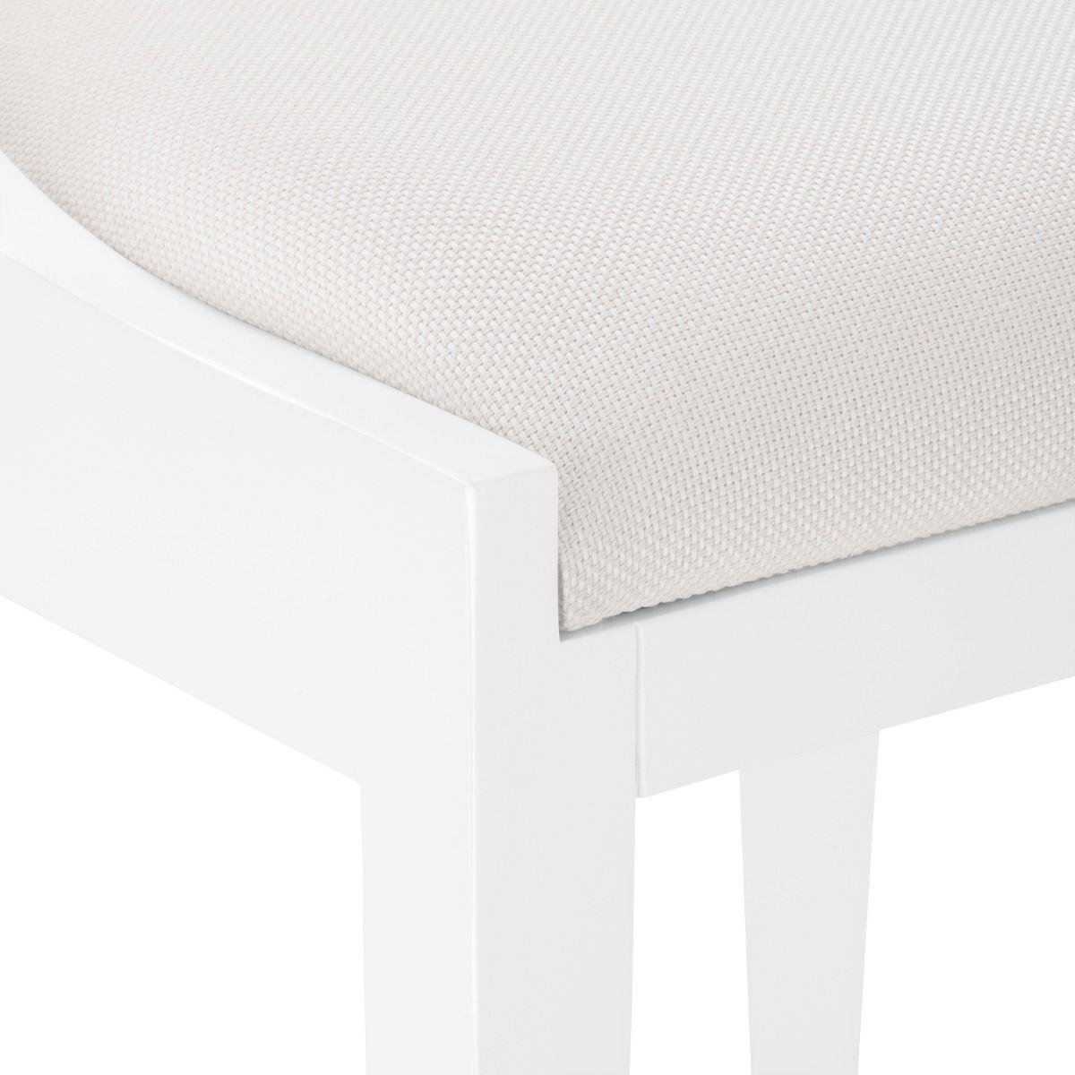 Monaco Armchair, White - Maison Vogue