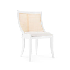 Monaco Armchair, White - Maison Vogue