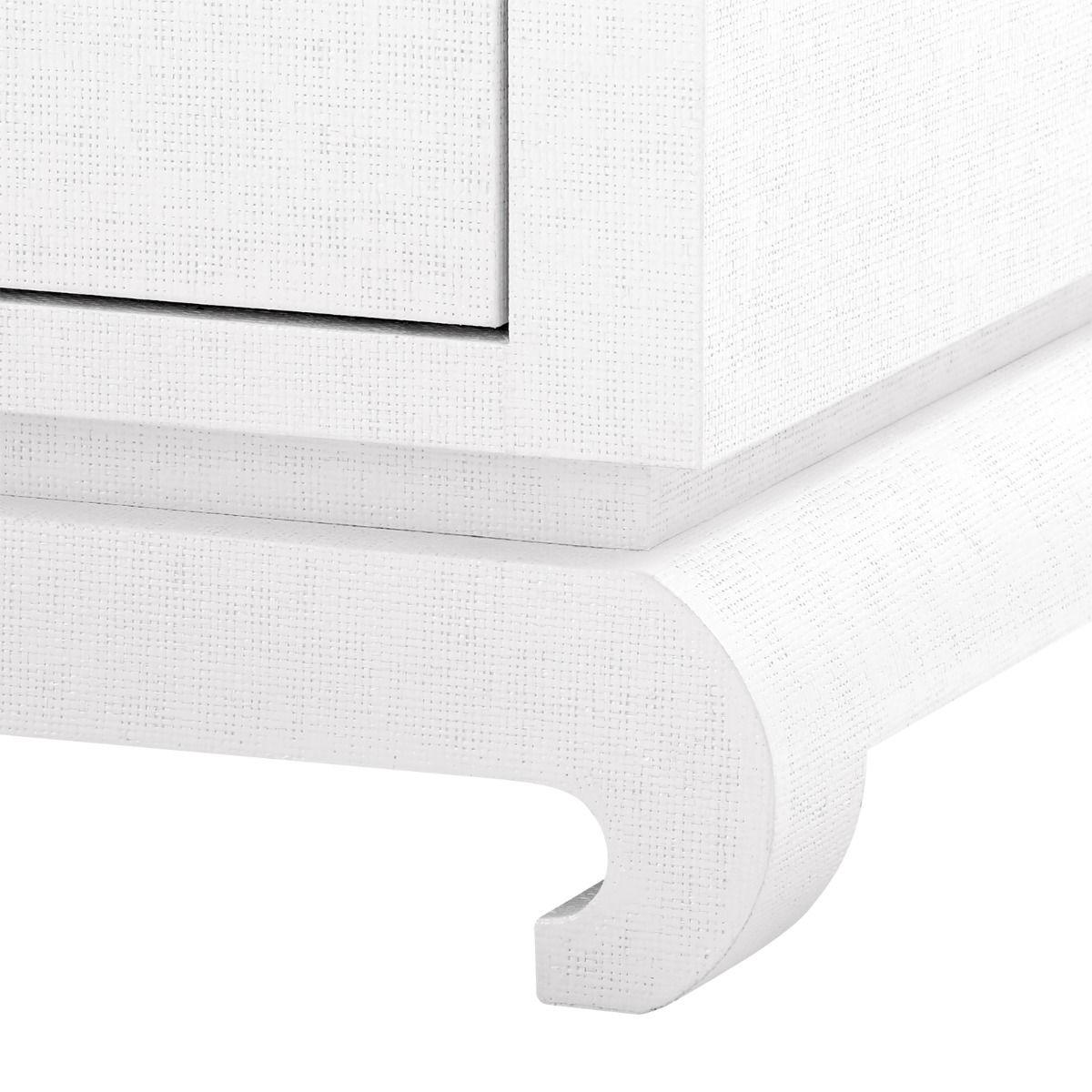 Meredith Extra Large 4-Door Cabinet, White - Maison Vogue