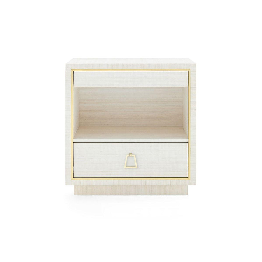 Parker 2-Drawer Side Table, Light Natural - Maison Vogue