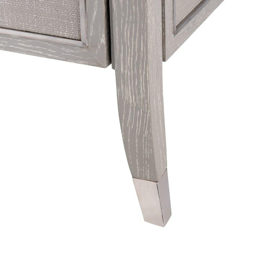 Paulina 3-Drawer Side Table-Grey - Maison Vogue
