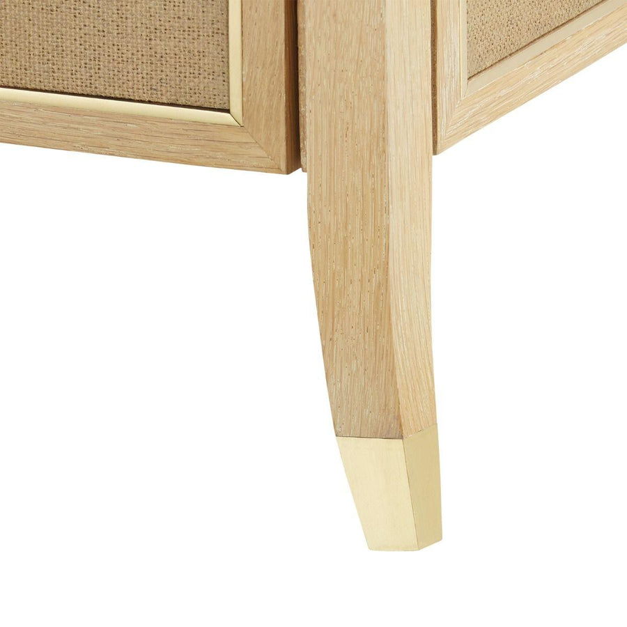 Pauline 3-Drawer Side Table, Natural - Maison Vogue