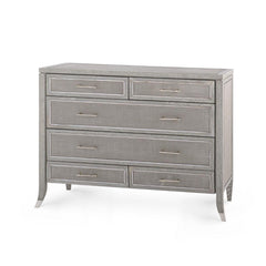 Paulina Large 6-Drawer, Grey - Maison Vogue
