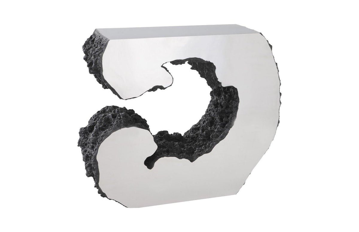 Lava Console Table Stainless Steel - Maison Vogue