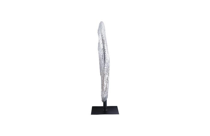 Cast Triple Weld Sculpture Silver Leaf - Maison Vogue