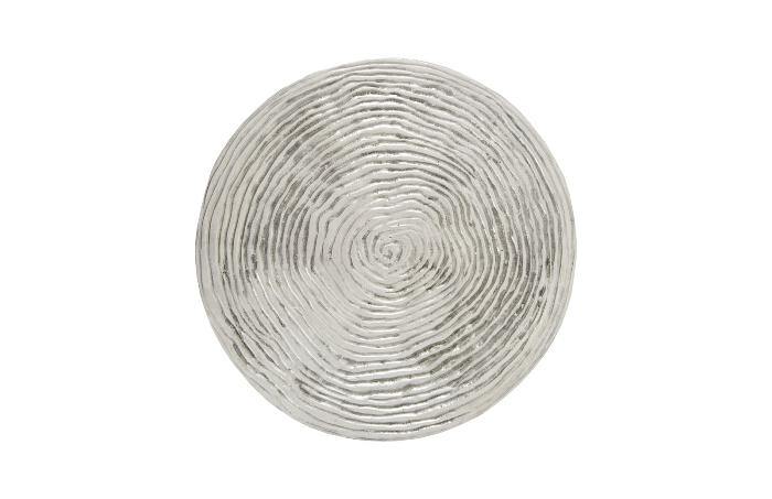 Ripple Silver Side Table - Maison Vogue