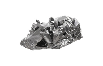 Cast Crystal Small Liquid Silver Tabletop Accent - Maison Vogue