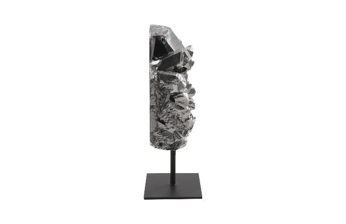 Cast Crystal Small Liquid Silver Sculpture - Maison Vogue