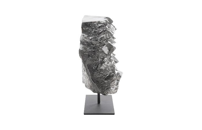 Cast Crystal Large Liquid Silver Sculpture - Maison Vogue