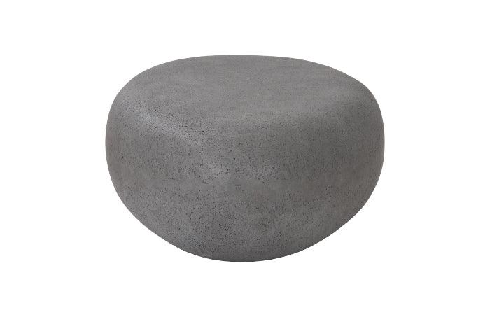 River Stone Coffee Table Charcoal Stone, SM - Maison Vogue