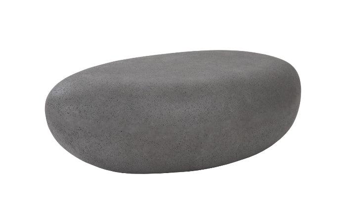 River Stone Coffee Table Charcoal Stone, SM - Maison Vogue