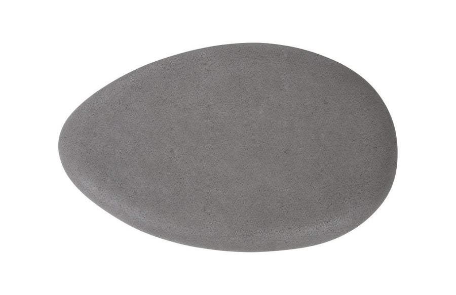 River Stone Coffee Table Charcoal Stone, LG - Maison Vogue