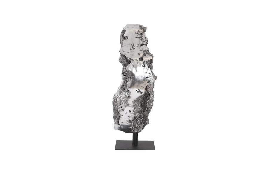 Cast Root Silver Standing Sculpture - Maison Vogue