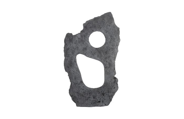 Colossal Charcoal Stone C Cast Stone Sculpture - Maison Vogue