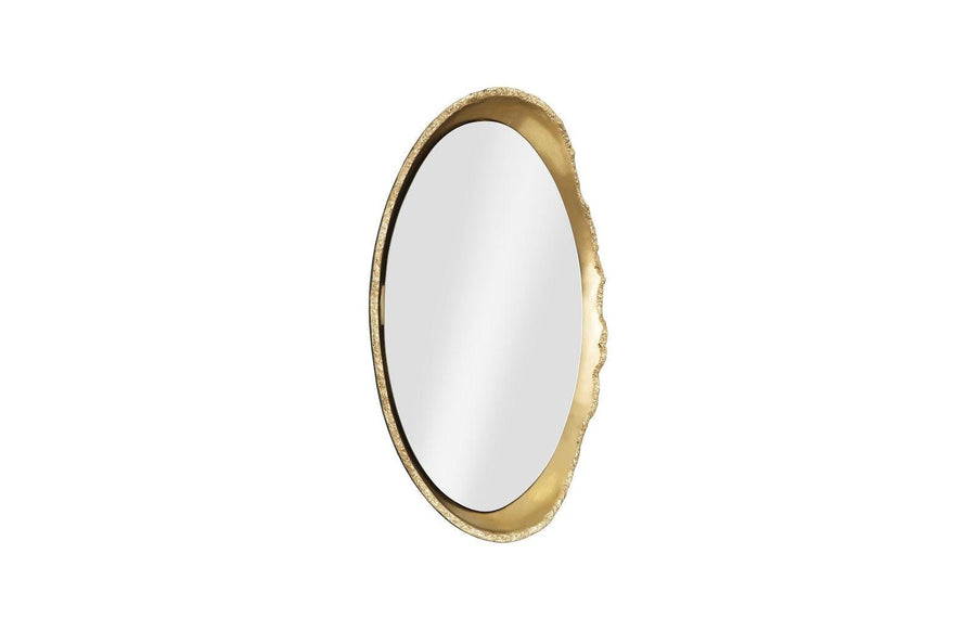 Broken Egg Black and Gold Mirror - Maison Vogue
