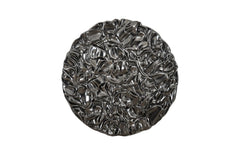Round Silver Drape Wall Art - Maison Vogue
