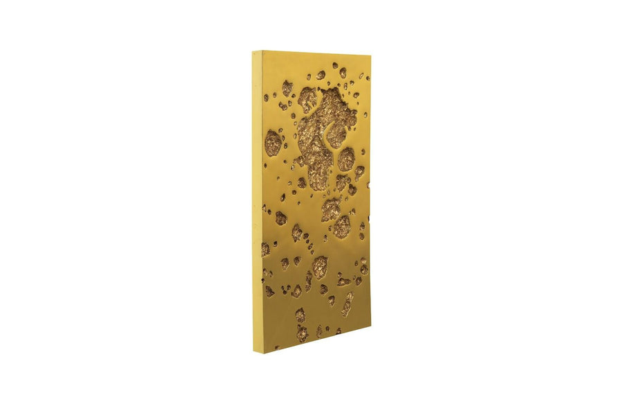 Splotch Rectangle Gold Wall Art 2 - Maison Vogue