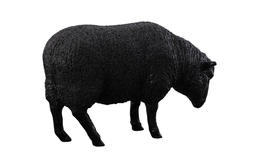 Sheep Sculpture Gel Coat Black - Maison Vogue