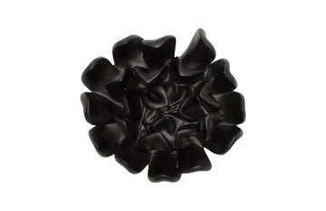 Topsy-Turvy Smooth Black Succulent Wall Art - Maison Vogue
