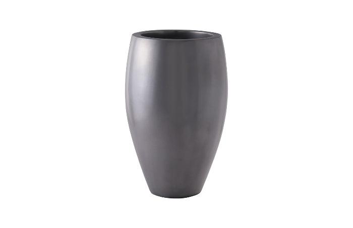 Classic Small Polished Aluminum Planter - Maison Vogue