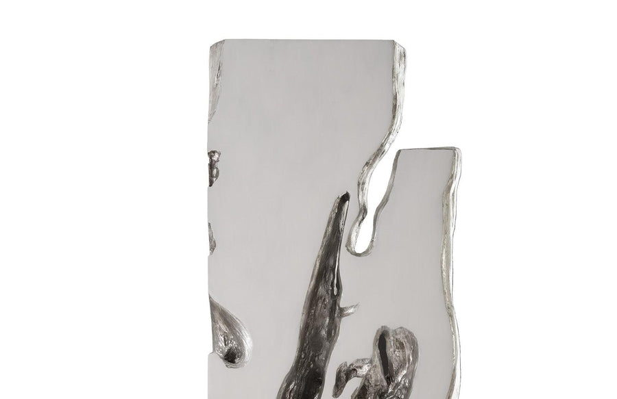 Cast Freeform Silver Sculpture - Maison Vogue