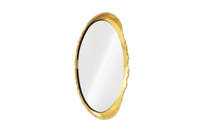 Broken Egg Gold Mirror - Maison Vogue