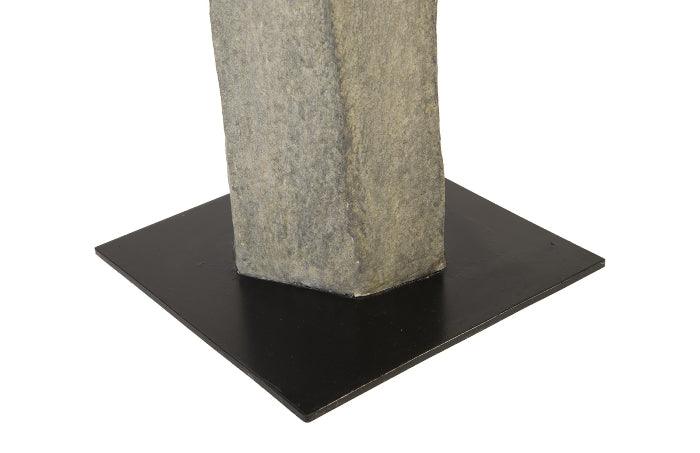 Cast Splinter Stone Sculptures, Set of 3, XL - Maison Vogue