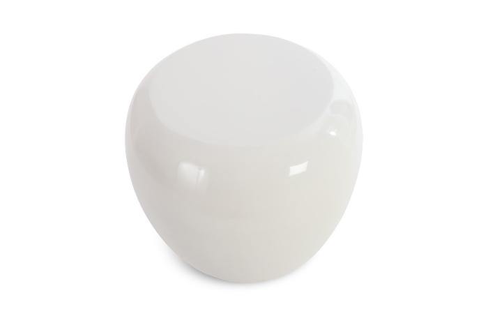 River Stone White Side Table - Maison Vogue