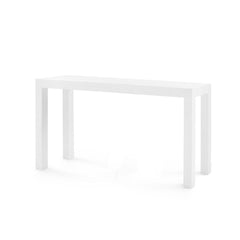 PARSONS LARGE CONSOLE, WHITE - Maison Vogue