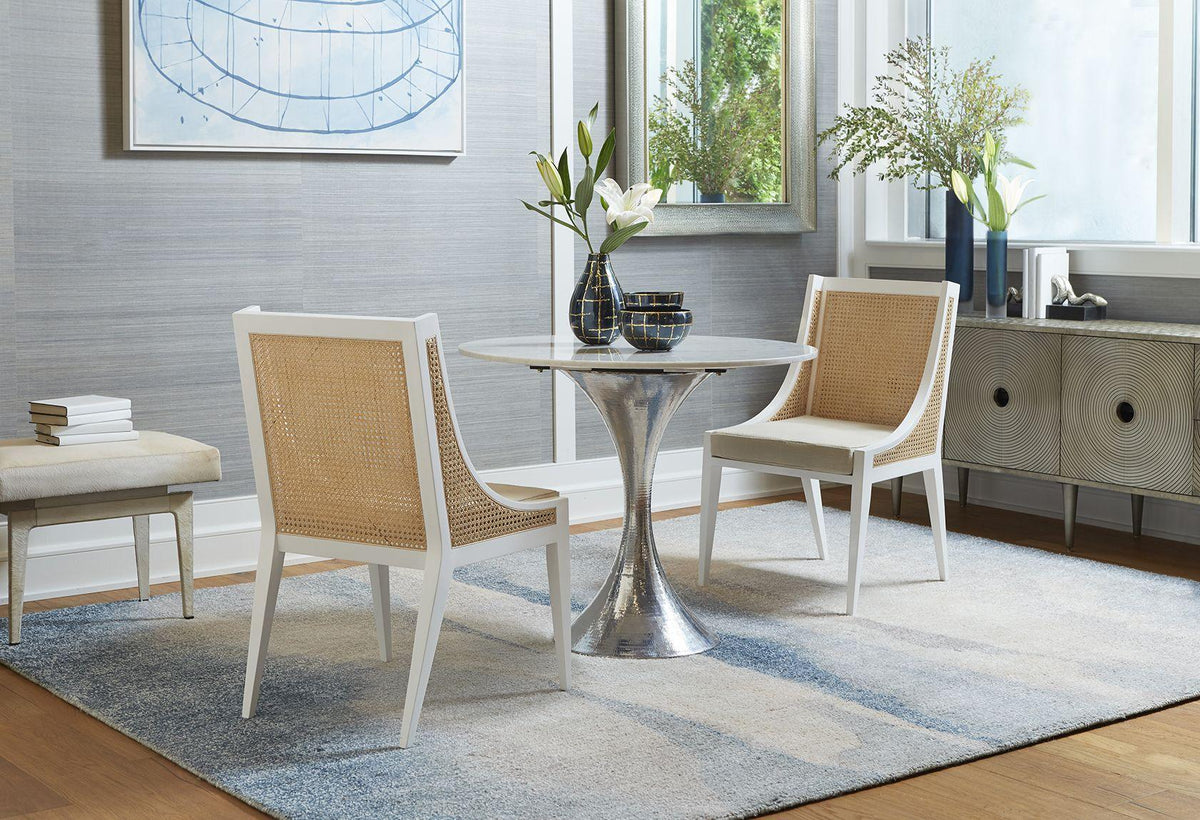 Raleigh Armchair, White - Maison Vogue