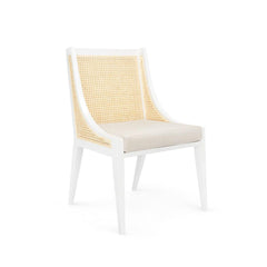 Raleigh Armchair, White - Maison Vogue