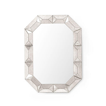 ROMANO WALL MIRROR-Antiqued Mirror - Maison Vogue