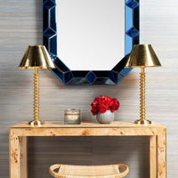 ROMANO WALL MIRROR SAPPHIRE BLUE - Maison Vogue
