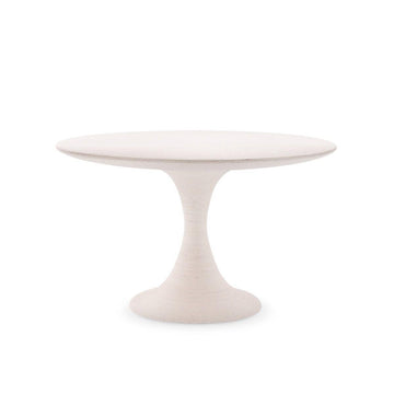 Rope Dining Table, White - Maison Vogue