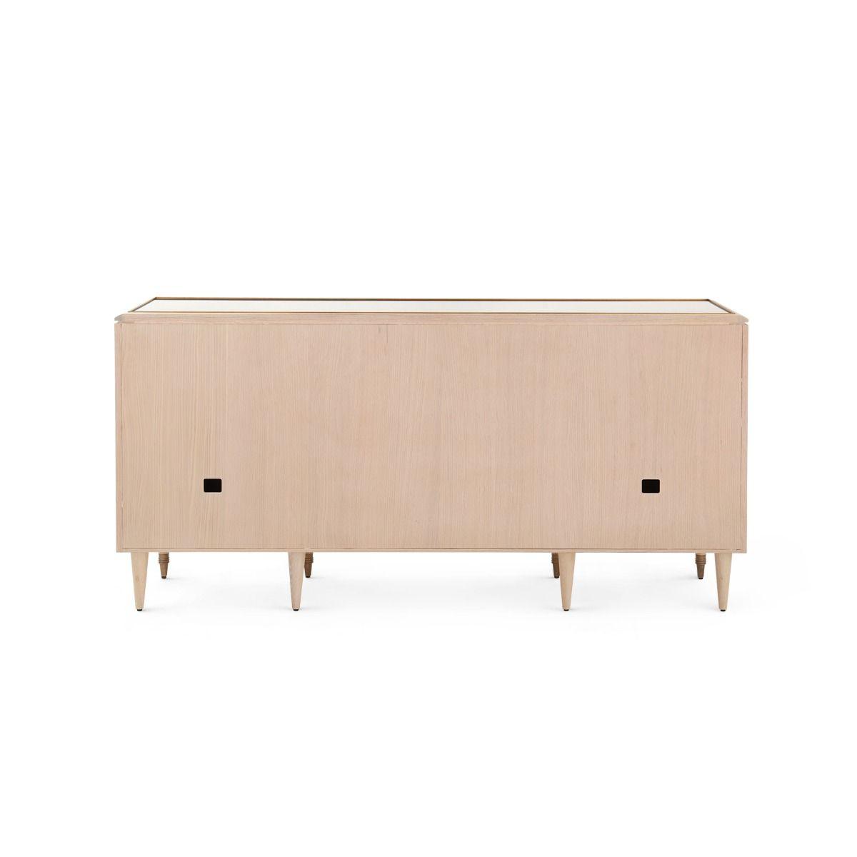 Sofia 3-Drawer & 2-Cabinet, Bleached Cerused Oak - Maison Vogue
