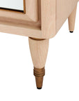 Sofia 3-Drawer & 2-Cabinet, Bleached Cerused Oak - Maison Vogue