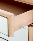 Sofia 3-Drawer & 2-Cabinet, Bleached Cerused Oak - Maison Vogue