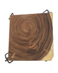 Atlas Side Table Chamcha Wood/Metal, Natural - Maison Vogue
