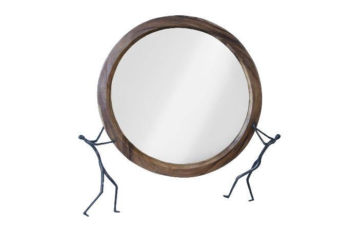 Atlas Natural Mirror - Maison Vogue