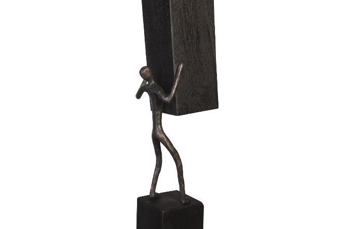 Atlas Holding Sculpture - Maison Vogue