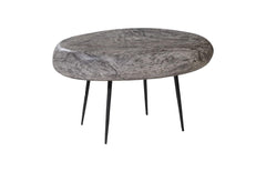 Skipping Stone Medium Gray Side Table - Maison Vogue