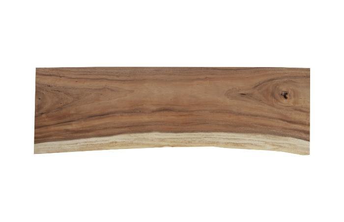 Floating Chamcha Wood Console Table, Acrylic Legs- 72x19x30"h - Maison Vogue
