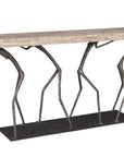 Atlas Gray Console Table - Maison Vogue