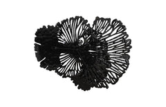 Small Black Flower Wall Art - Maison Vogue