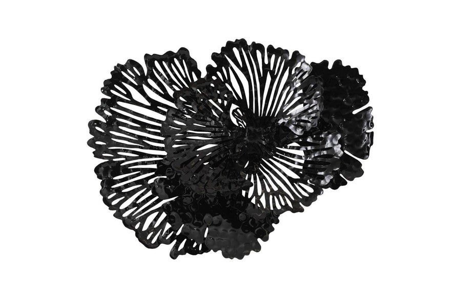 Small Black Flower Wall Art - Maison Vogue