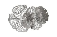 Medium Gray Flower Wall Art - Maison Vogue