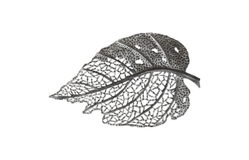 Medium Silver Birch Leaf Wall Art - Maison Vogue