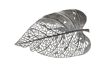 Extra Large Silver Birch Leaf Wall Art - Maison Vogue