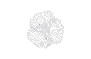 Extra Small White Flower Wall Art - Maison Vogue