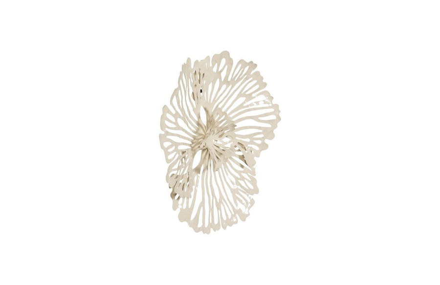 Extra Small Ivory Flower Wall Art - Maison Vogue